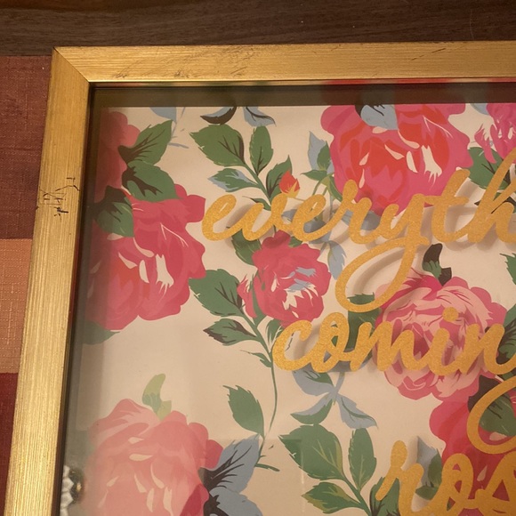 Macbeth Collection Everything is Coming Up Rosey gold frame - Picture 2 of 8